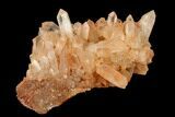 Tangerine Quartz Crystal Cluster - Madagascar #156925-3